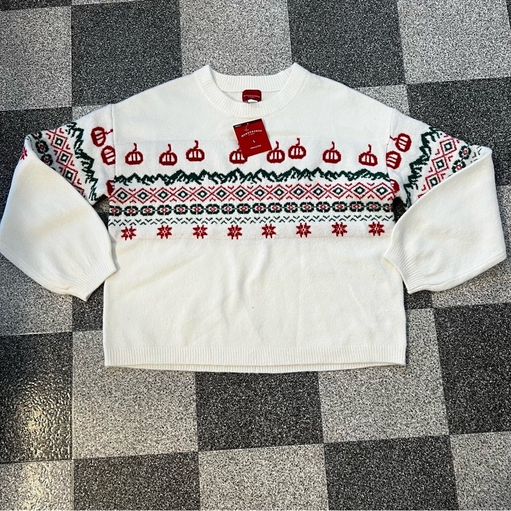 NWT Wondershop Crewneck Sweater - Size L - Picture 3 of 9